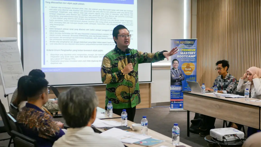 Suasana kelas Tax-preneur Mastery Bootcamp